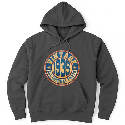 Vintage All Original Parts Emblem Shield 1935 90th Birthday Hoodie