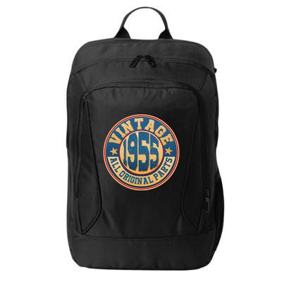 Vintage All Original Parts Emblem Shield 1955 70th Birthday City Backpack