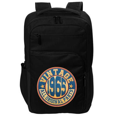 Vintage All Original Parts Emblem Shield 1965 60th Birthday Impact Tech Backpack