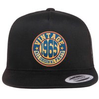 Vintage All Original Parts Emblem Shield 1965 60th Birthday Flatbill Hat