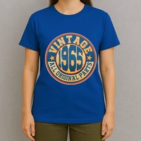 Vintage All Original Parts Emblem Shield 1965 60th Birthday T-Shirt