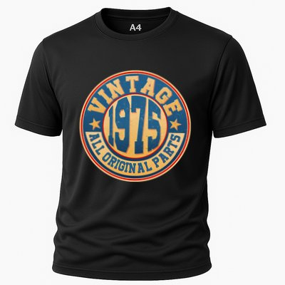 Vintage All Original Parts Emblem Shield 1975 50th Birthday Performance Shirt