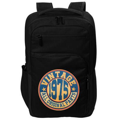 Vintage All Original Parts Emblem Shield 1975 50th Birthday Impact Tech Backpack