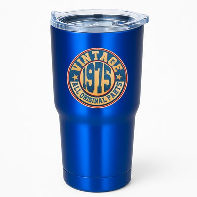 Vintage All Original Parts Emblem Shield 1975 50th Birthday Tumbler