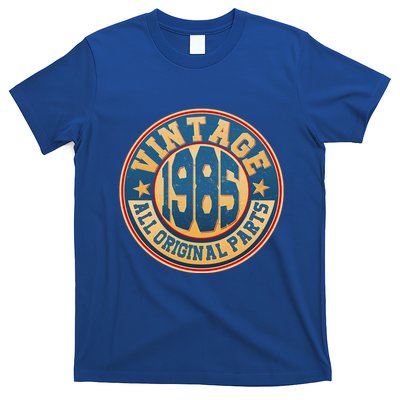 Vintage All Original Parts Emblem Shield 1985 40th Birthday T-Shirt