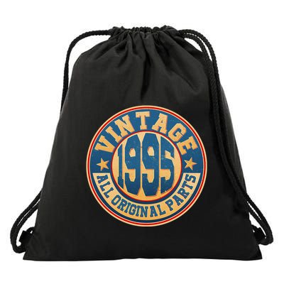 Vintage All Original Parts Emblem Shield 1995 30th Birthday Drawstring Bag