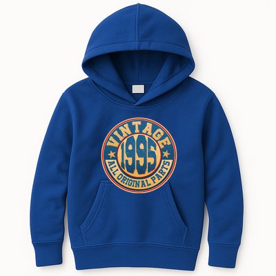 Vintage All Original Parts Emblem Shield 1995 30th Birthday Kids Hoodie