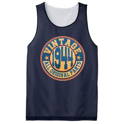 Vintage All Original Parts Emblem Shield 1944 80th Birthday Mesh Reversible Basketball Jersey Tank