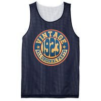 Vintage All Original Parts Emblem Shield 1923 100th Birthday Mesh Reversible Basketball Jersey Tank