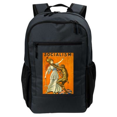 Vintage AntiSocialism Print Backpack