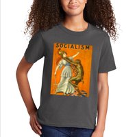 Vintage AntiSocialism Print Kids T-Shirt