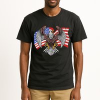 Vintage American Patriotic Eagle Tall T-Shirt