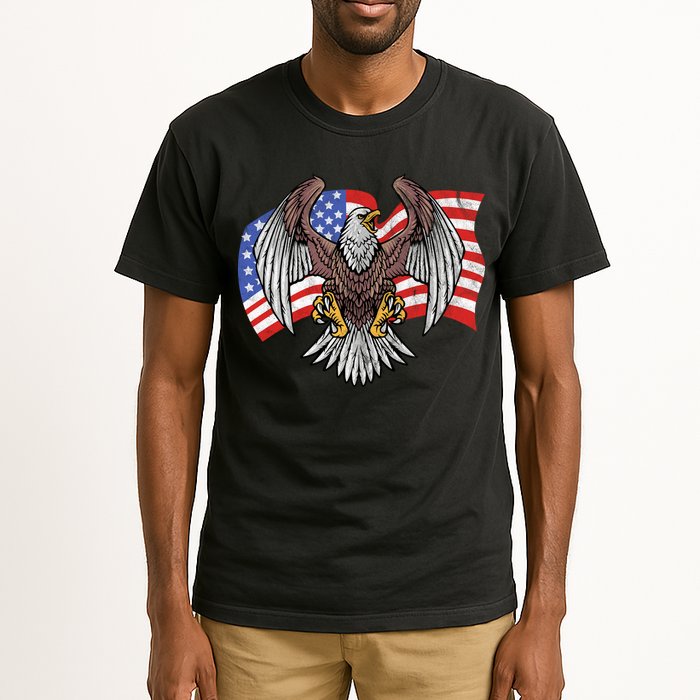Vintage American Patriotic Eagle Tall T-Shirt
