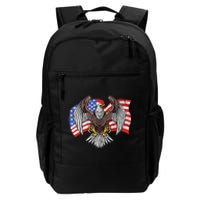 Vintage American Patriotic Eagle Daily Commute Backpack