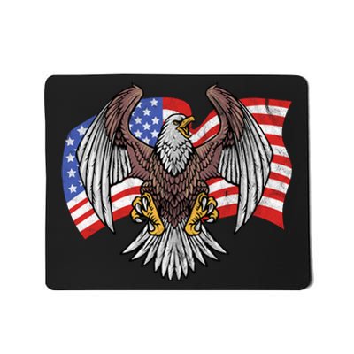 Vintage American Patriotic Eagle Mousepad