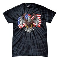 Vintage American Patriotic Eagle Tie-Dye T-Shirt