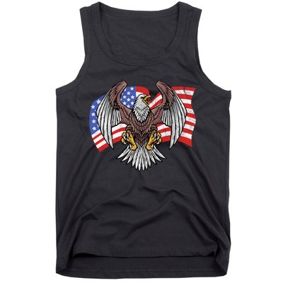 Vintage American Patriotic Eagle Tank Top