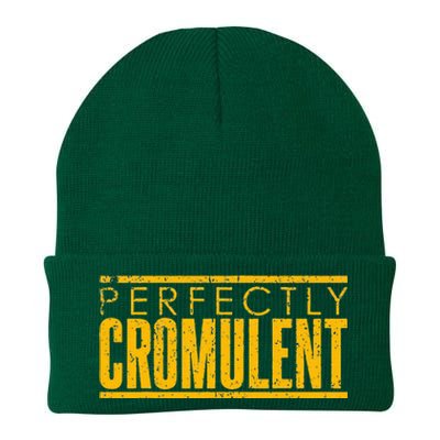 Vintage A Perfectly Cromulent Word Knit Cap Winter Beanie