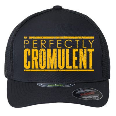 Vintage A Perfectly Cromulent Word Flexfit Unipanel Trucker Cap