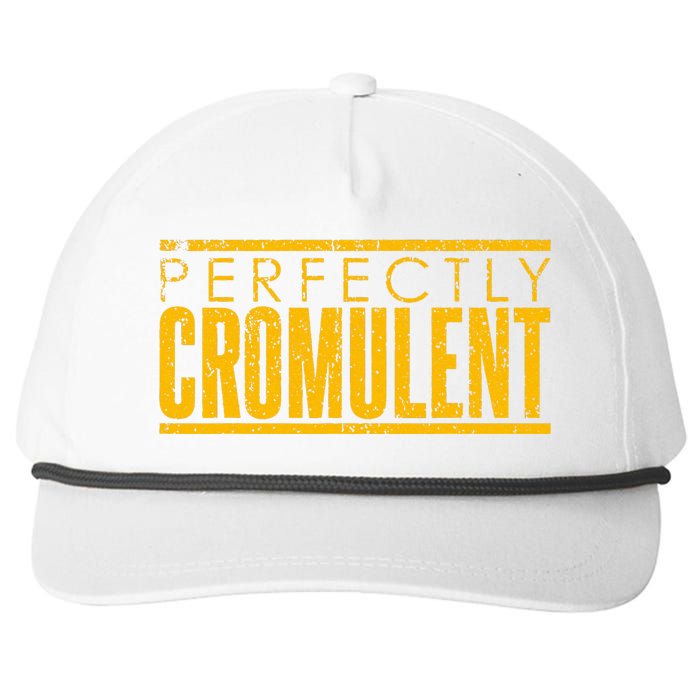 Vintage A Perfectly Cromulent Word Snapback Five-Panel Rope Hat