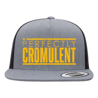 Vintage A Perfectly Cromulent Word Flat Bill Trucker Hat