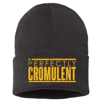 Vintage A Perfectly Cromulent Word Sustainable Knit Beanie