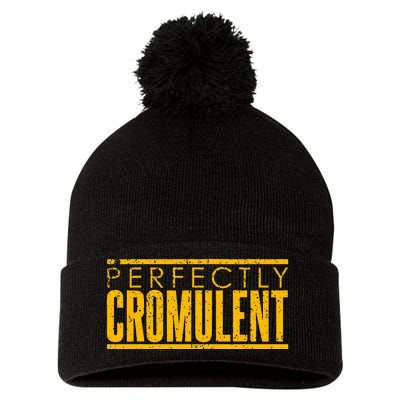 Vintage A Perfectly Cromulent Word Pom Pom 12in Knit Beanie