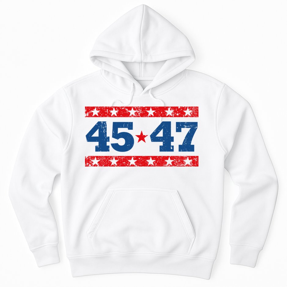 Vintage American President Trump 45 47 2024 Election Hoodie