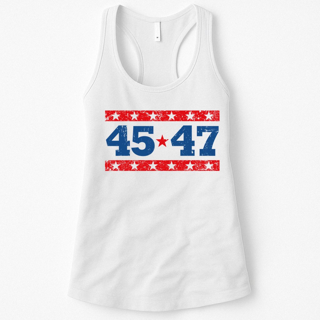 Vintage American President Trump 45 47 2024 Election Womens Tank Top