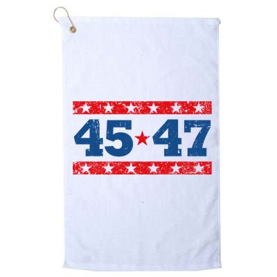 Vintage American President Trump 45 47 2024 Election Golf Towel