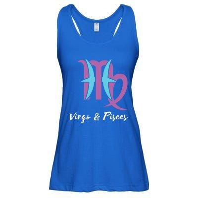 Virgo And Pisces Couple Zodiac Relationship Horoscope Gift Ladies Essential Flowy Tank