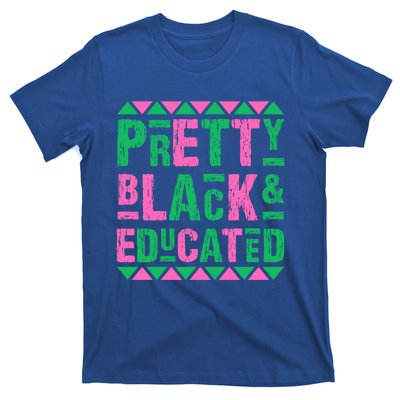 Vintage Alpha Pretty Black And Educated Alpha Hand Sign 1908 Gift T-Shirt