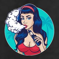 Vaping Cloud Vape Lady Adult Drive Performance Visor