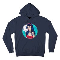 Vaping Cloud Vape Lady Hoodie