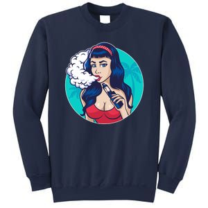 Vaping Cloud Vape Lady Sweatshirt