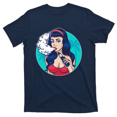 Vaping Cloud Vape Lady T-Shirt