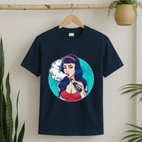 Vaping Cloud Vape Lady T-Shirt