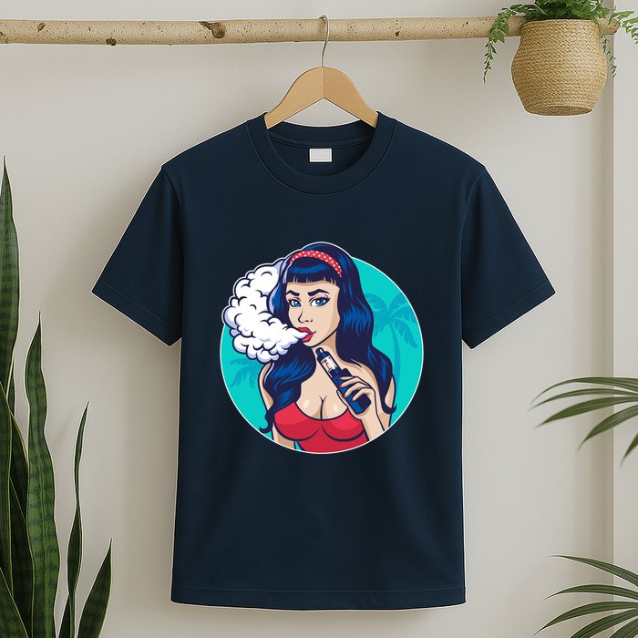 Vaping Cloud Vape Lady T-Shirt