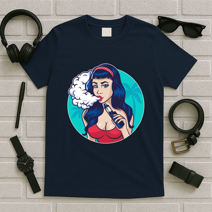 Vaping Cloud Vape Lady T-Shirt