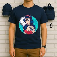 Vaping Cloud Vape Lady T-Shirt