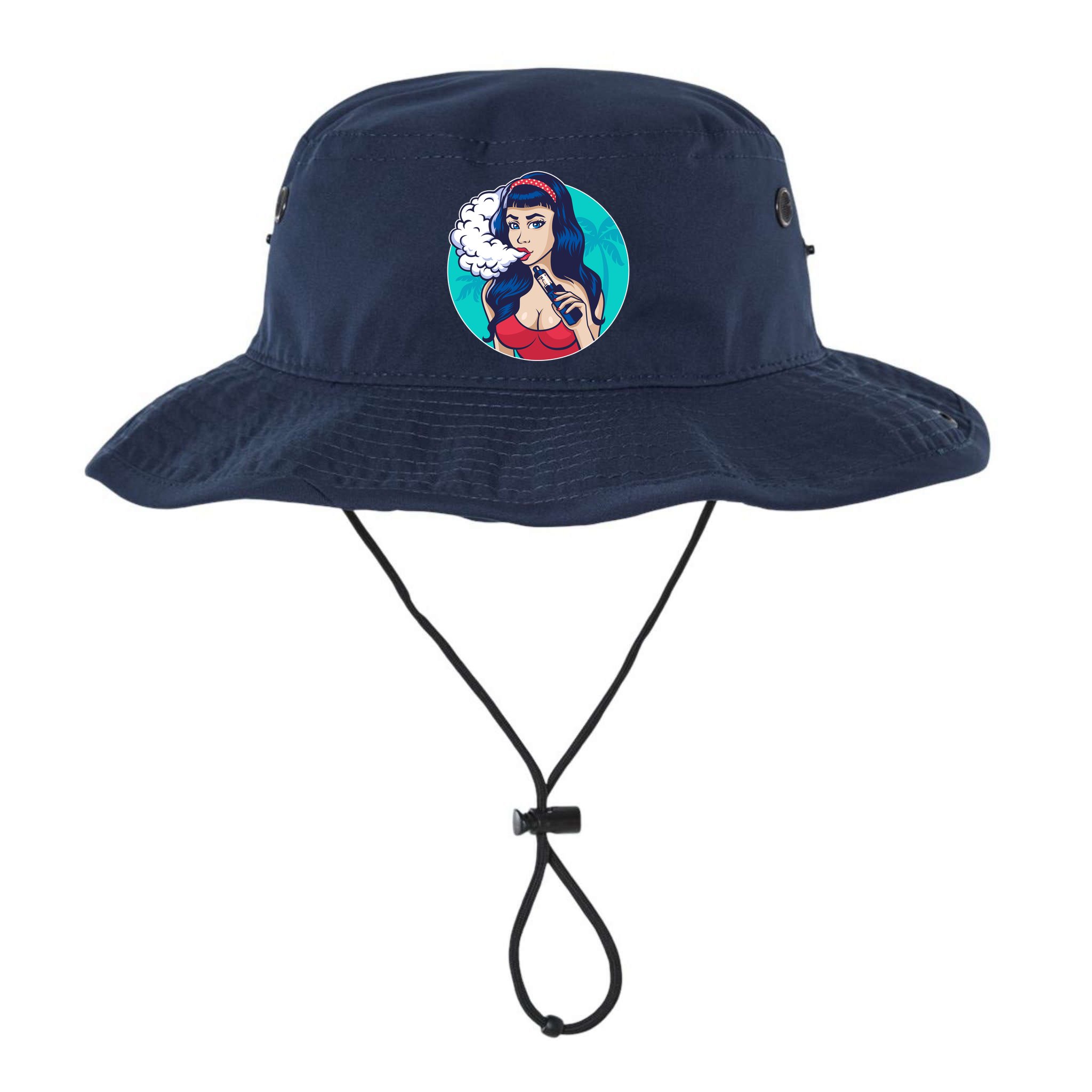 Vaping Cloud Vape Lady Bucket Hat