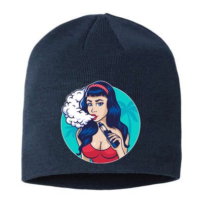 Vaping Cloud Vape Lady Sustainable Beanie