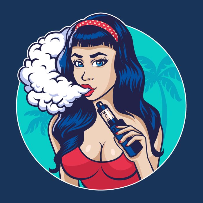 Vaping Cloud Vape Lady 16 in Basic Backpack