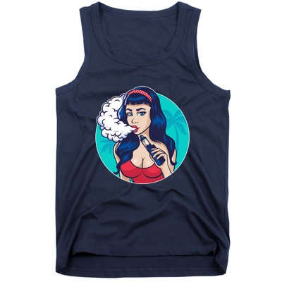 Vaping Cloud Vape Lady Tank Top