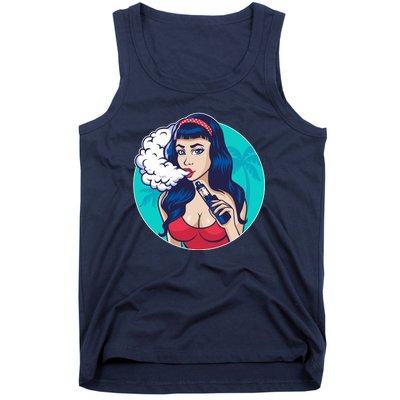 Vaping Cloud Vape Lady Tank Top