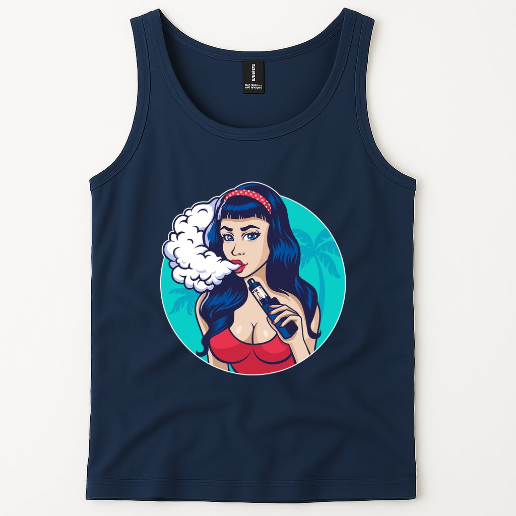 Vaping Cloud Vape Lady Tank Top