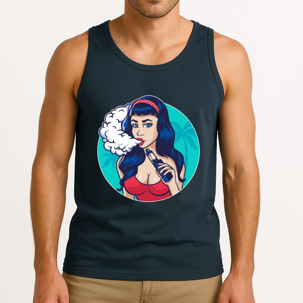 Vaping Cloud Vape Lady Tank Top