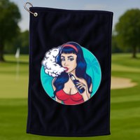 Vaping Cloud Vape Lady Golf Towel