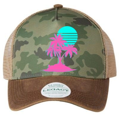 Vapor Wave Beach Legacy Tie Dye Trucker Hat