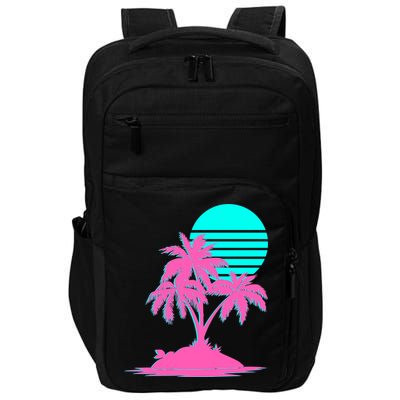 Vapor Wave Beach Impact Tech Backpack